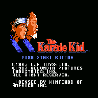 The Karate Kid Title Screen